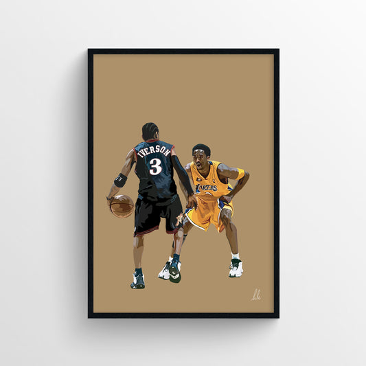 'Allen Iverson x Kobe Bryant' Print