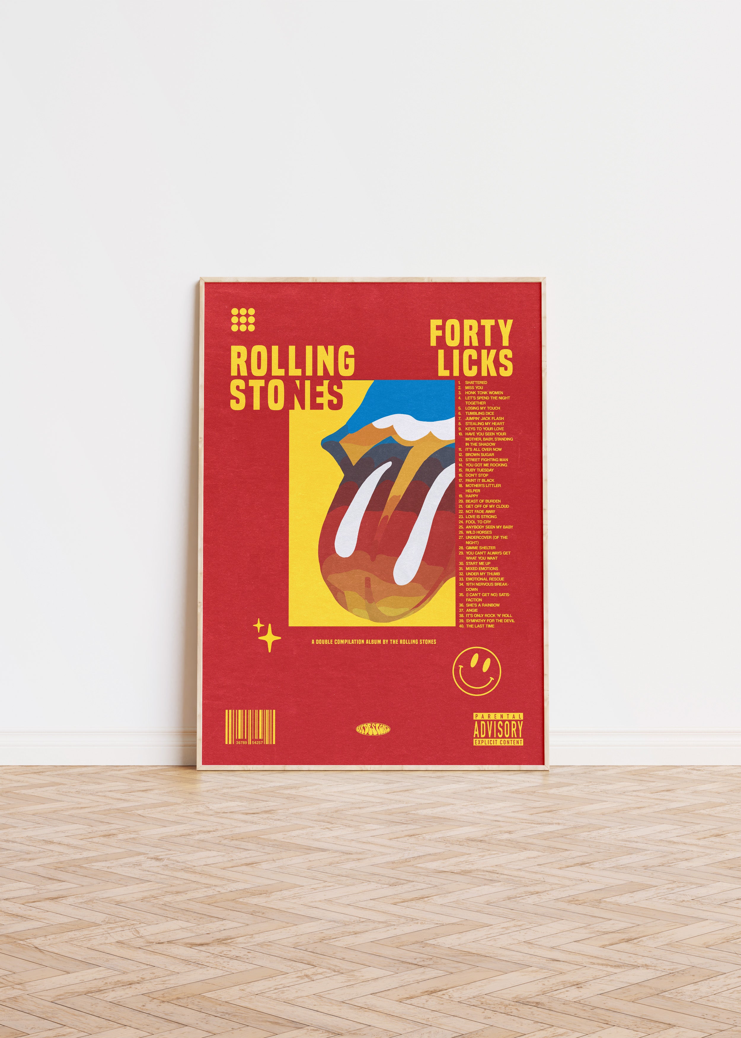 Forty Licks' by Rolling Stones – HK Designs